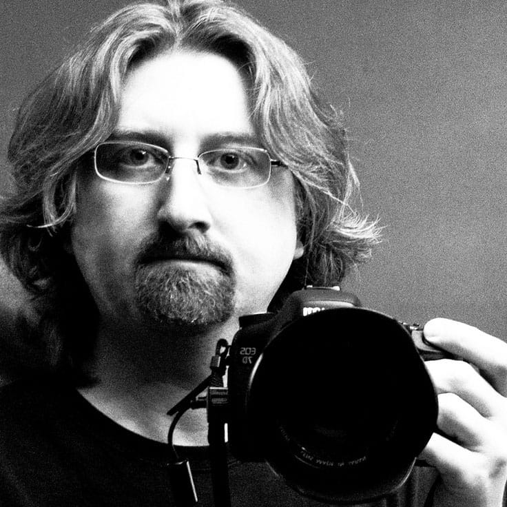 A picture I took of myself with a Canon 7D camera many years ago.